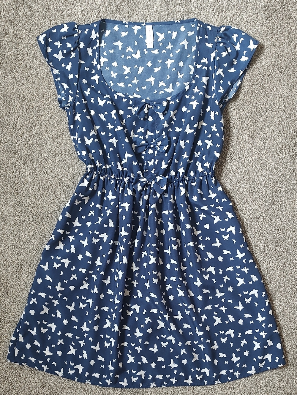 Xhilaration Size XS Butterfly Print Polyester Dress